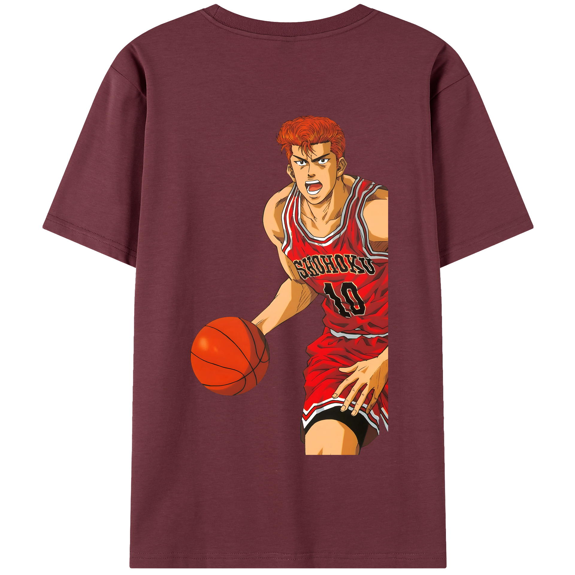 SLAM DUNK／スラムダンク 綿100％半袖Tシャツ（背面プリント）